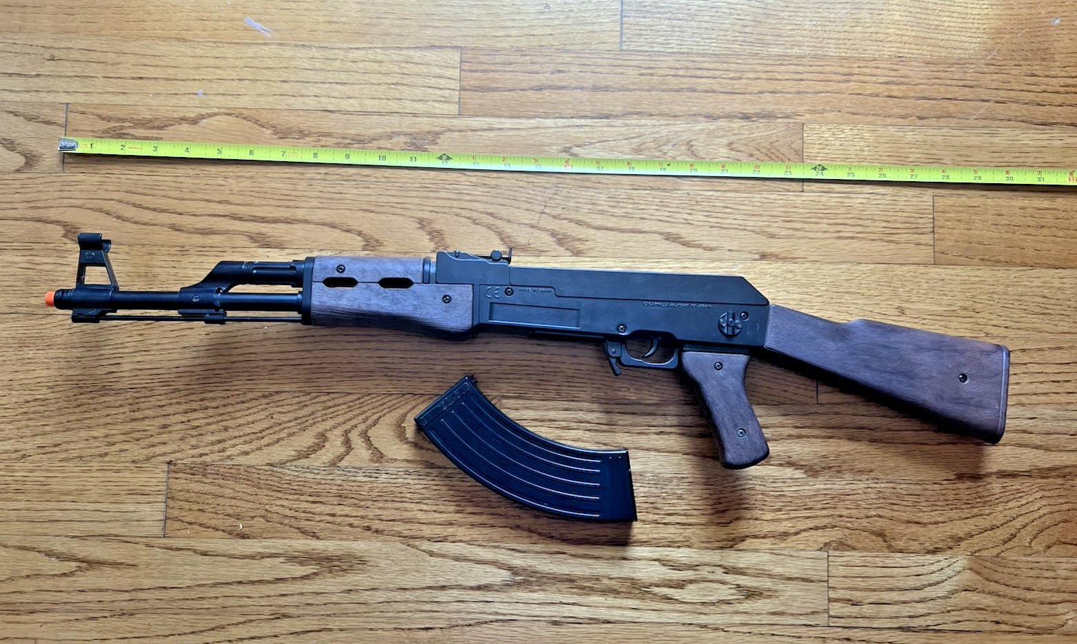 Gonher AK-47 Style Cap Gun Rifle - Black Finish 138/6 * Made in Spain