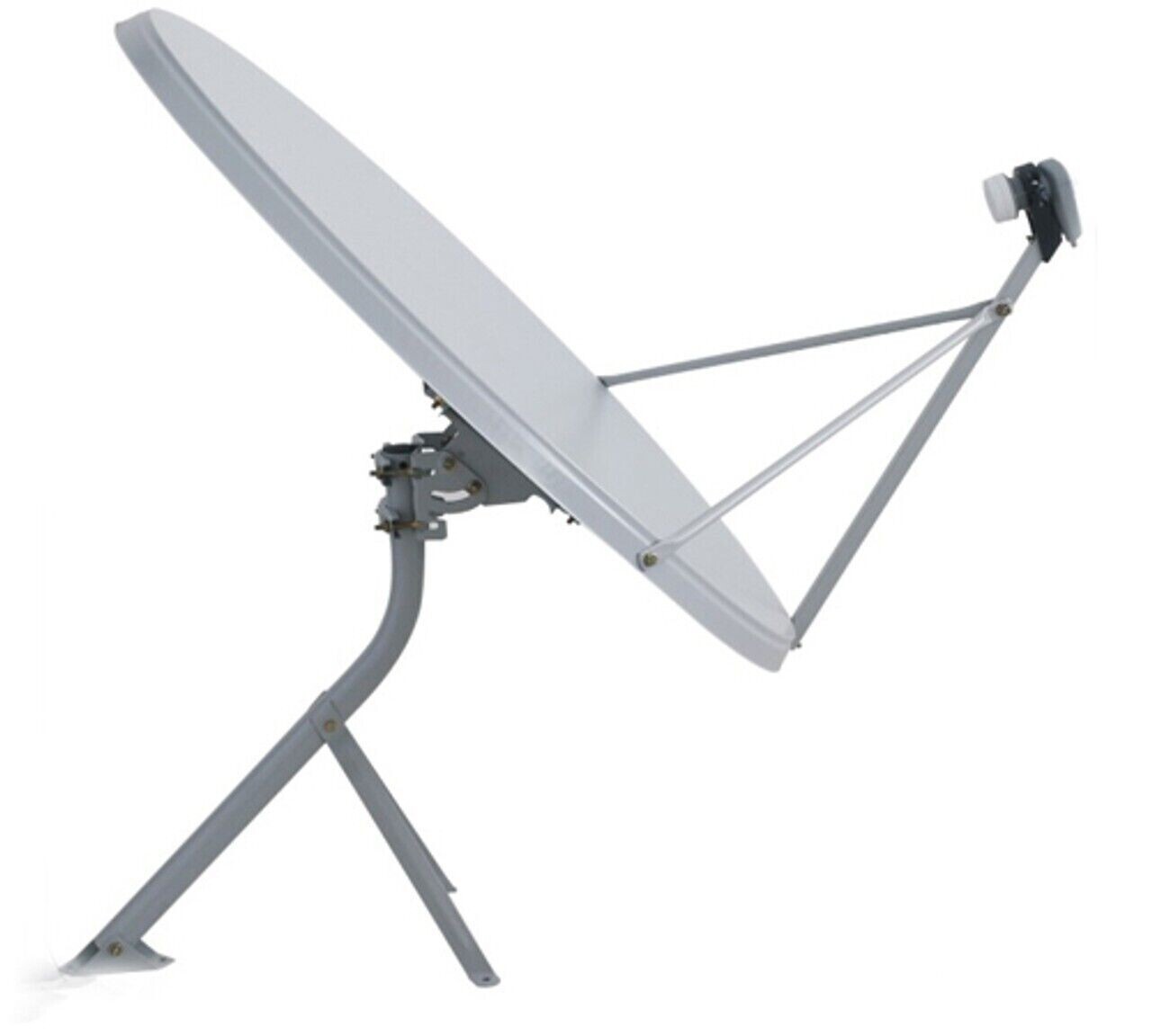 39in (100cm) Satellite Dish Kit w/Tripod Mount & Single LNB- KU BAND FTA Free TV