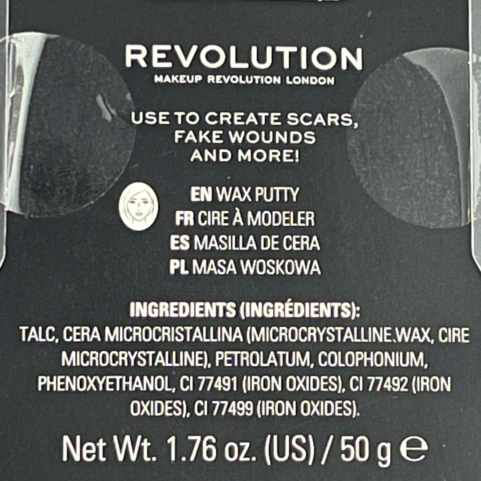 Makeup Revolution Creator SFX Scar Putty Wax Gory Special Effects Halloween