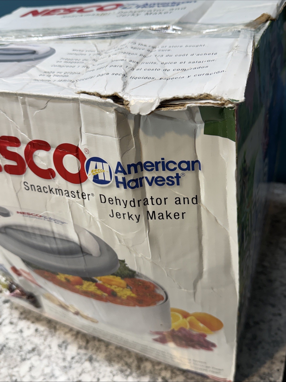 Nesco Snackmaster Encore Dehydrator Jerky Maker FD-61 500W Made in USA