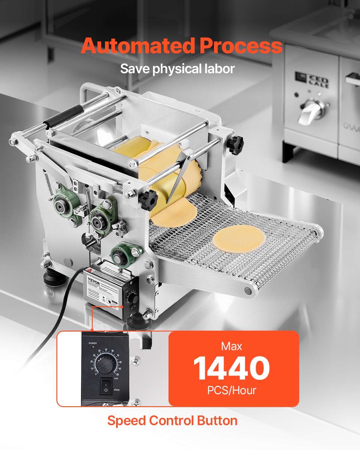 VEVOR Electric Tortilla Maker Automatic Corn Tortilla Making Machine 5.5in