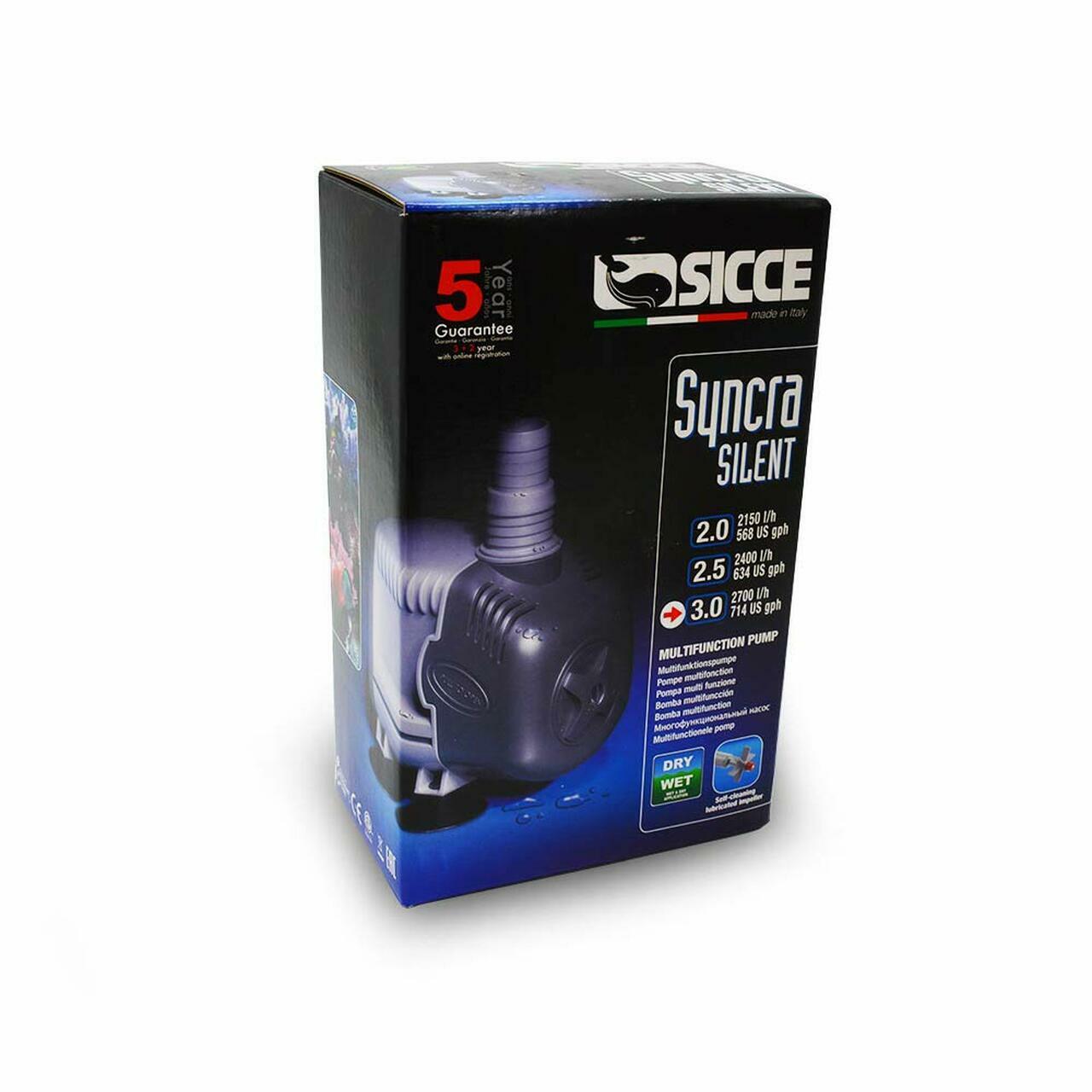 Sicce Syncra Silent 3.0 Water Pump Free US Shipping