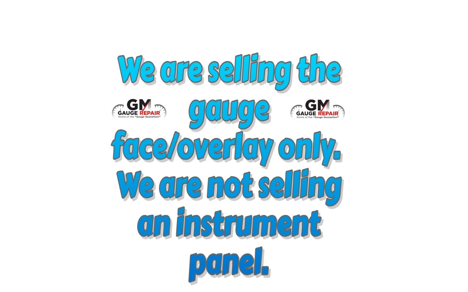 Cadillac Escalade Gauge Face for Silverado Tahoe Sierra Suburban New 03 04 05