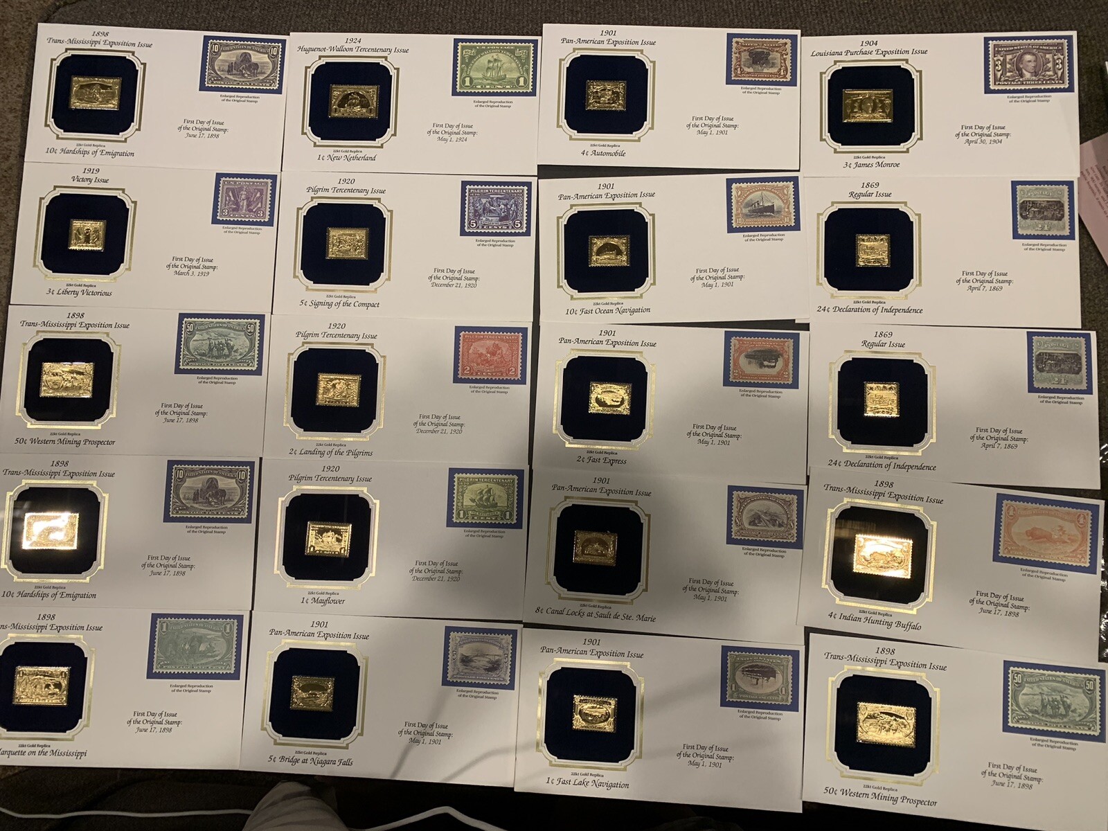 Huge American History First Day Cover Sets—183 Pieces. Please See All Pics