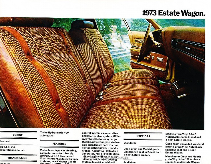 1973 Buick 30-page Sales Brochure Catalog Riviera Electra LeSabre Regal Century