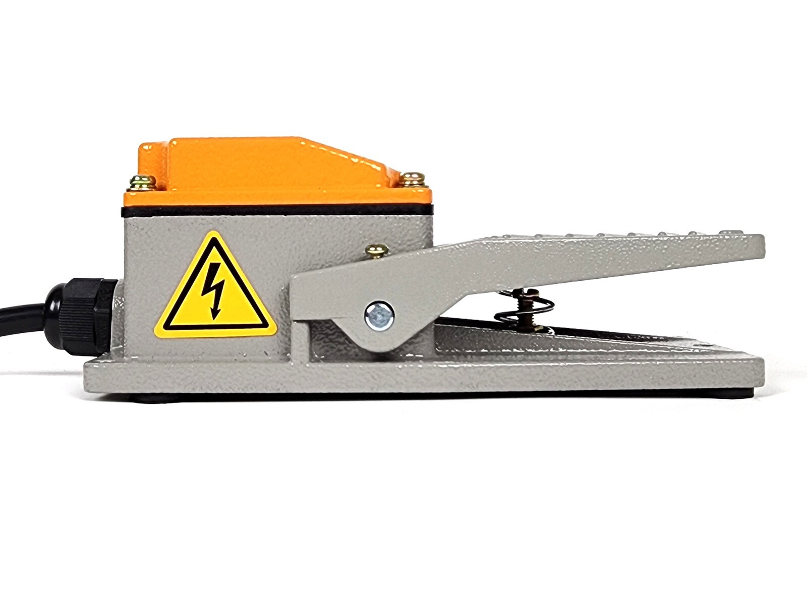 TEMCo Foot Switch Cast Aluminum 15A SPDT NO Electric Pedal Momentary 10ft Plug