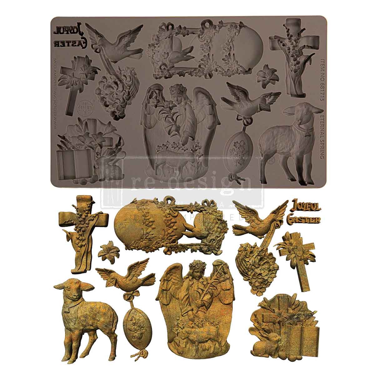 Eternal Spring | 5" x 8" Silicone Craft Décor Mould | Redesign with Prima