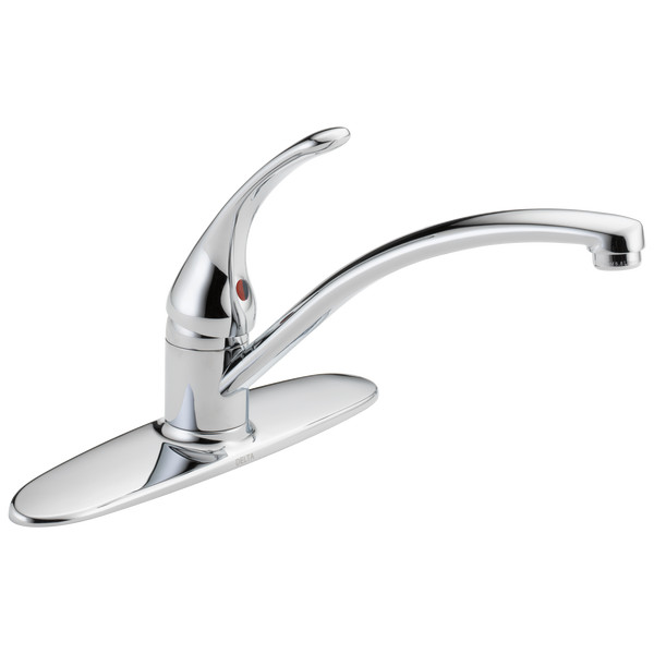 Delta Foundations 1-Handle Kitchen Faucet Chrome-Certified Refurbished