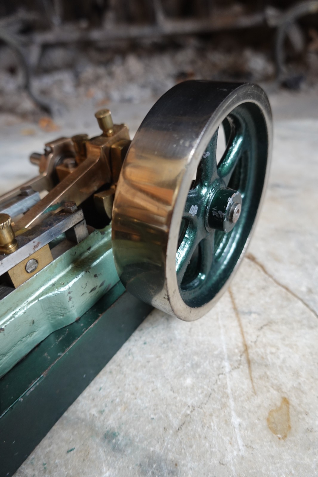 Antique RARE WORTHINGTON CENTER THROW LIVE STEAM ENGINE ADJUSTABLE VALVE 1882