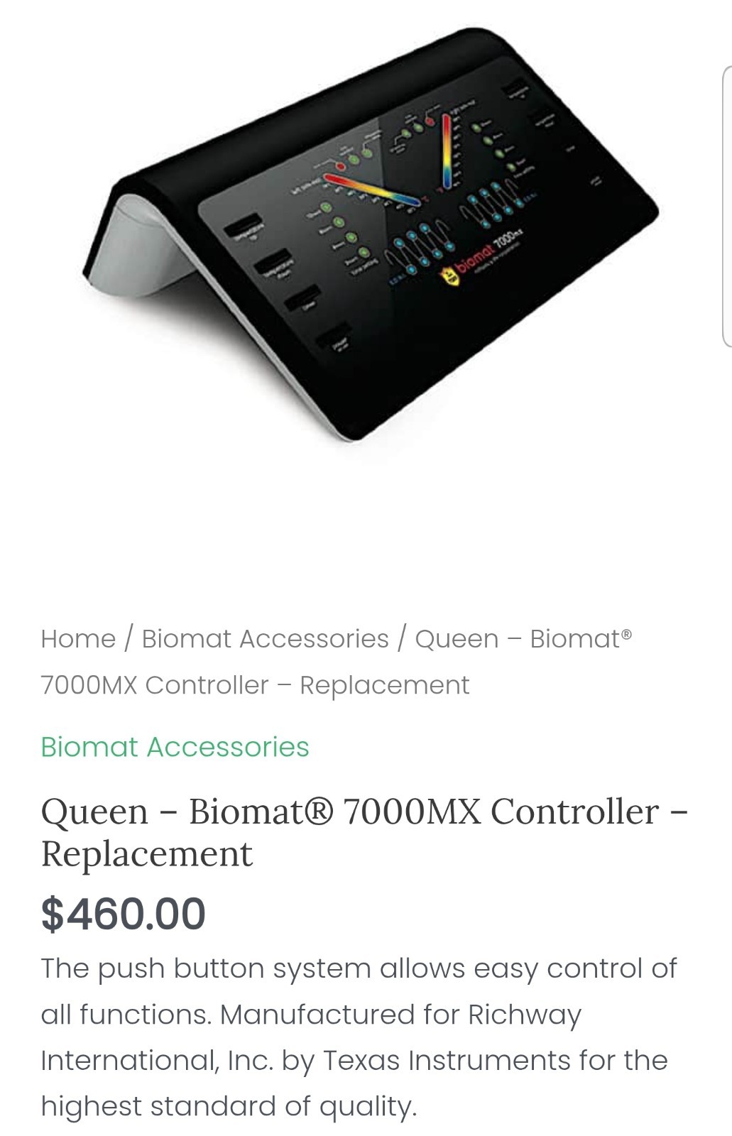 Queen Biomat 7000MX Controller