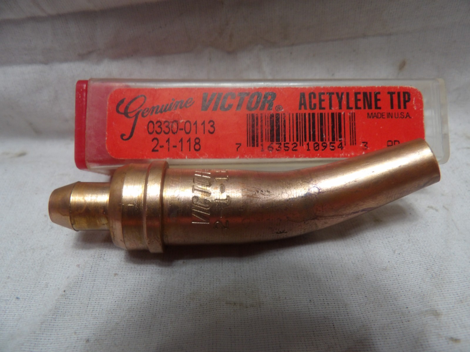 Victor Acetylene Tip 2-1-118 - Made in the USA