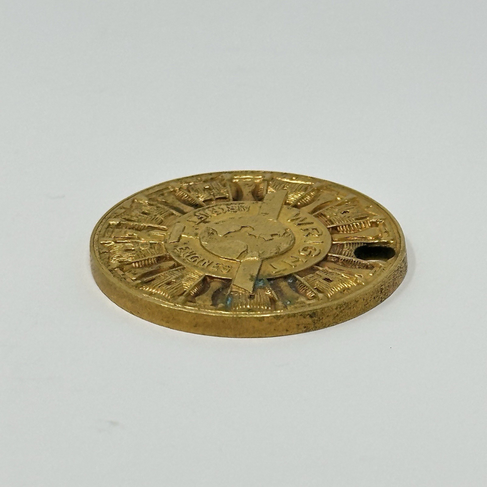 Wright Aeronautical Corporation Whirlwinds Cyclones Aviation Coin Medal Token NJ