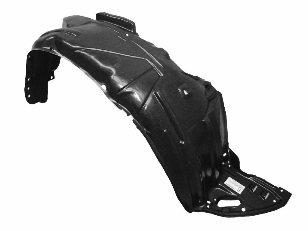 Front Fender Liner & Undercover Set w/ Clips For 2006-2011 Honda Civic Coupe