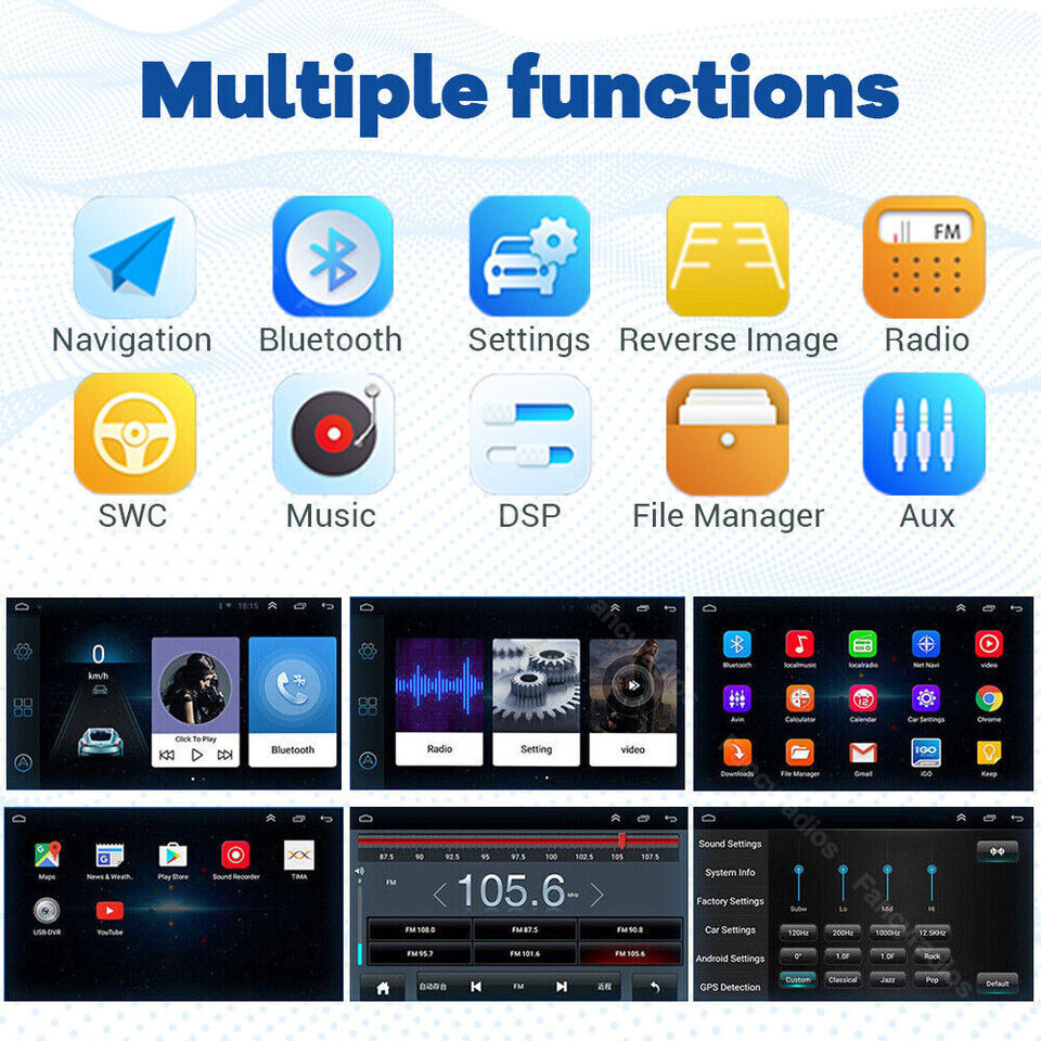 4+64GB For Toyota RAV4 2013-2018 Android 15.0 Car Stereo Radio Carplay GPS WIFI