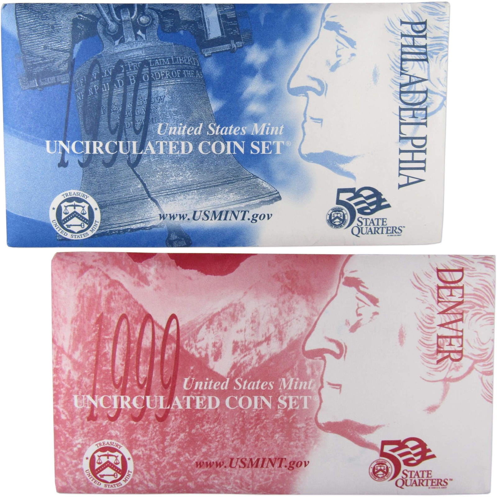 1999 Uncirculated Coin Set U.S Mint Original Government Packaging OGP