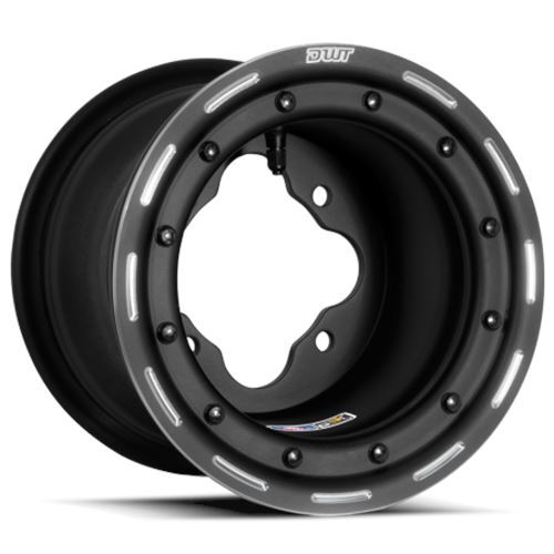 DWT G3 Black Dual Beadlock Rear Rims Wheels 9" 9X9 4/110 TRX 450R 250R 400EX