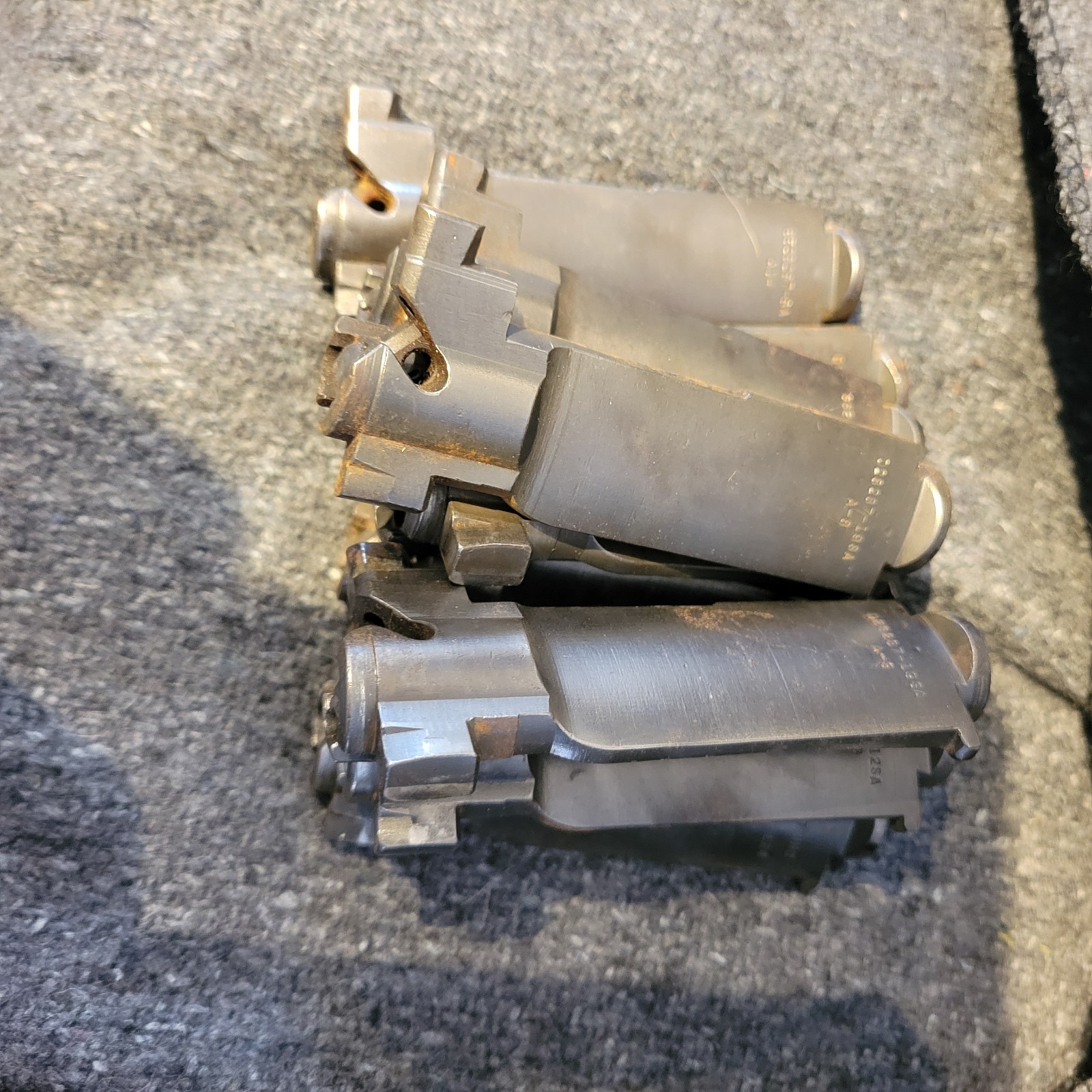 Original M1 Garand Bolts Demilled various makers/years