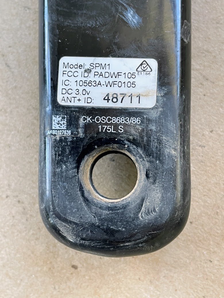 Stages Cycling Power Meter FSA SL-K Light EVO 386 Carbon Left Crank Arm 175mm