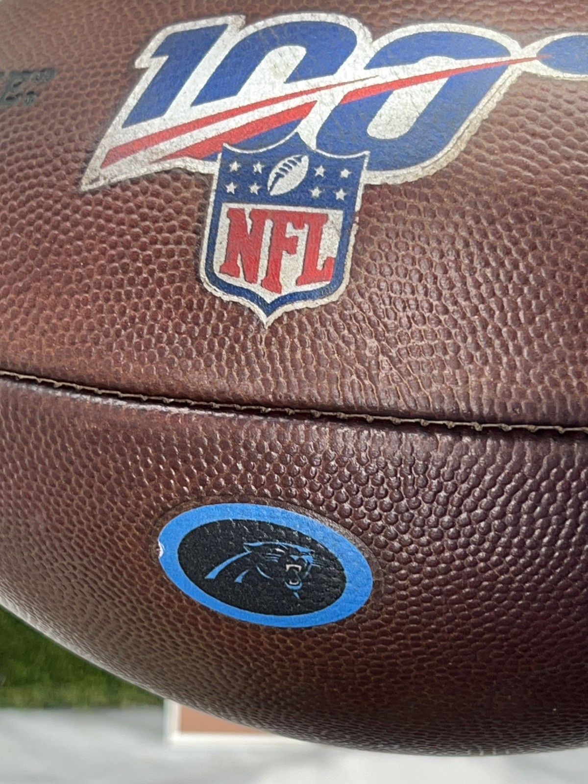 NFL100 "The Duke" Wilson Football - Carolina Panthers Game Prepped & Conditioned