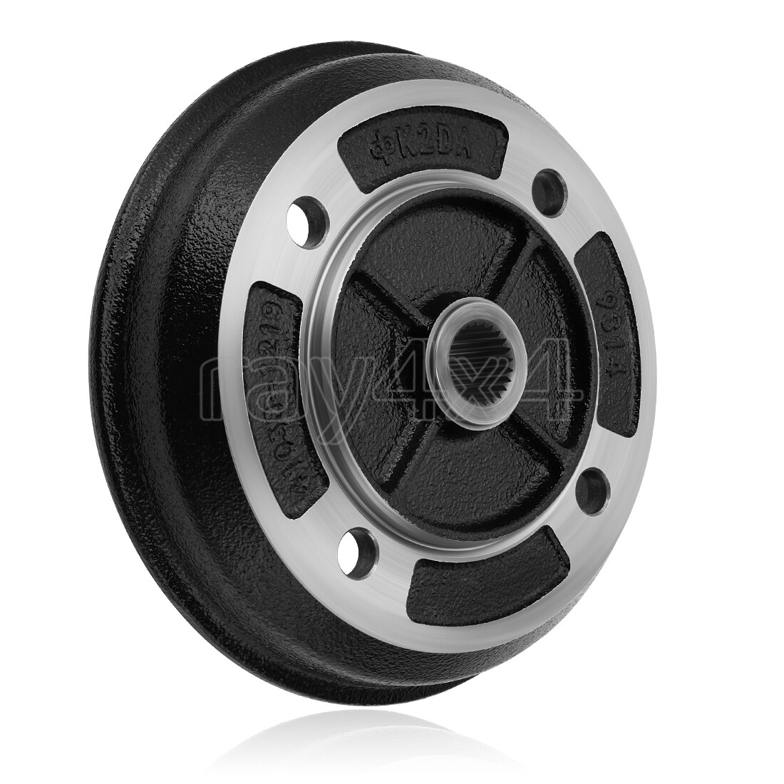 Rear Brake Drum Hub for Kawasaki Mule 2510/2500/2010 Replaces 41038-1226