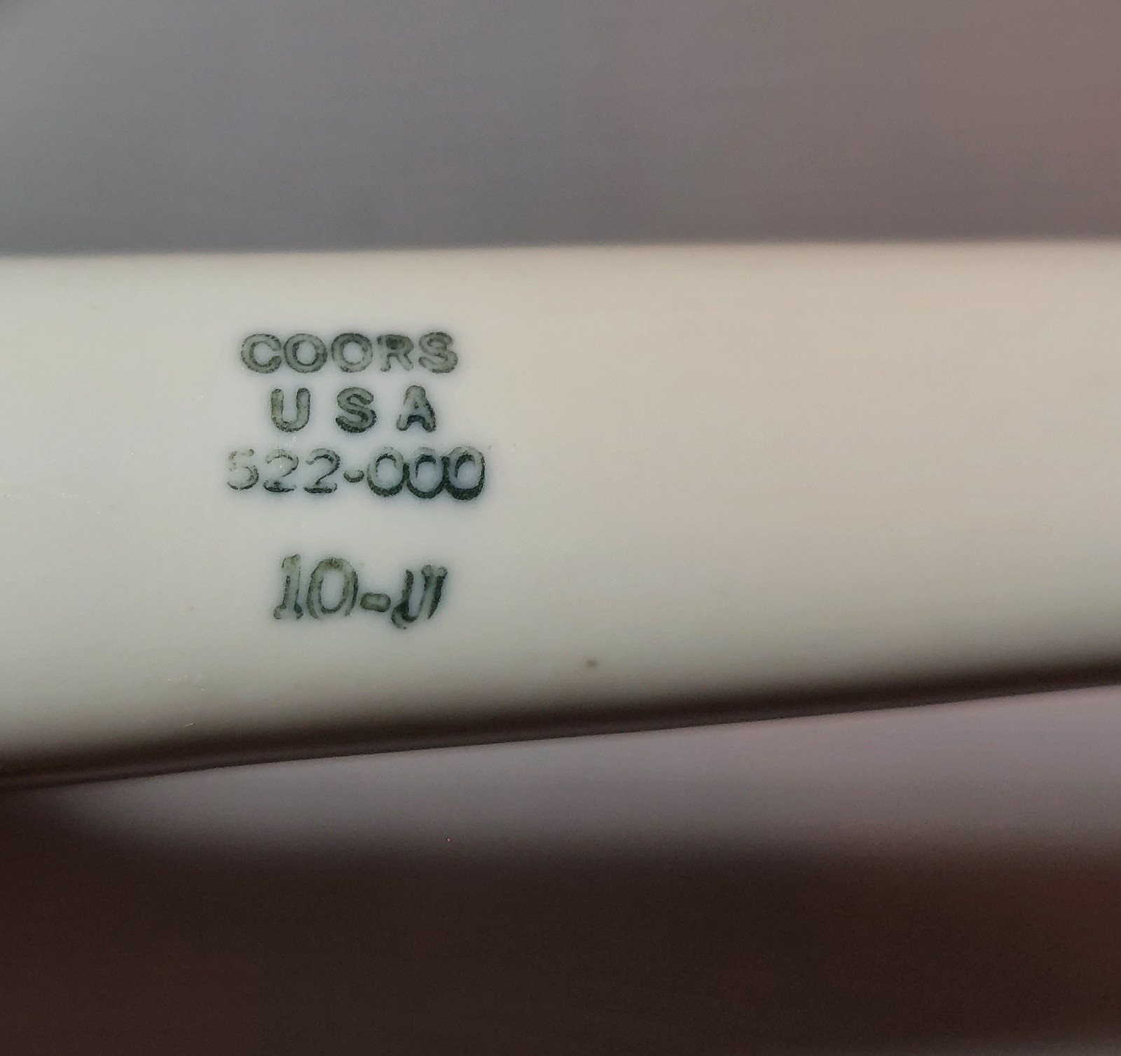 Vintage Small Coors USA Heavy White Porcelain Mortar & Pestle Lab Pharmacy