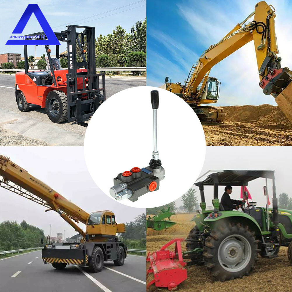 1 Spool 11 GPM Hydraulic Directional Control Valve Monoblock Double Acting