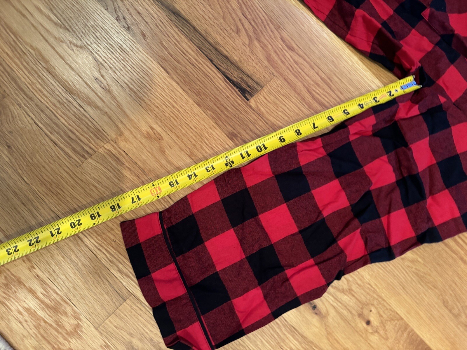 Men's Big & Tall Size 2XL Red Buffalo Check Flannel Pajama Set - Wondershop™ NEW