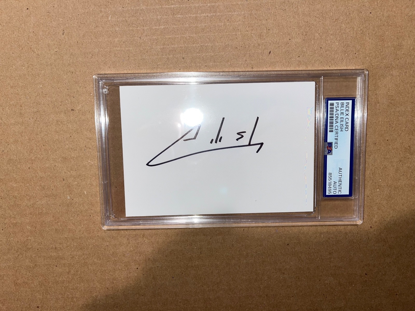 Billie Eilish Signed Autographed PSA/DNA Slab Slabbed Encapsulated Autograph