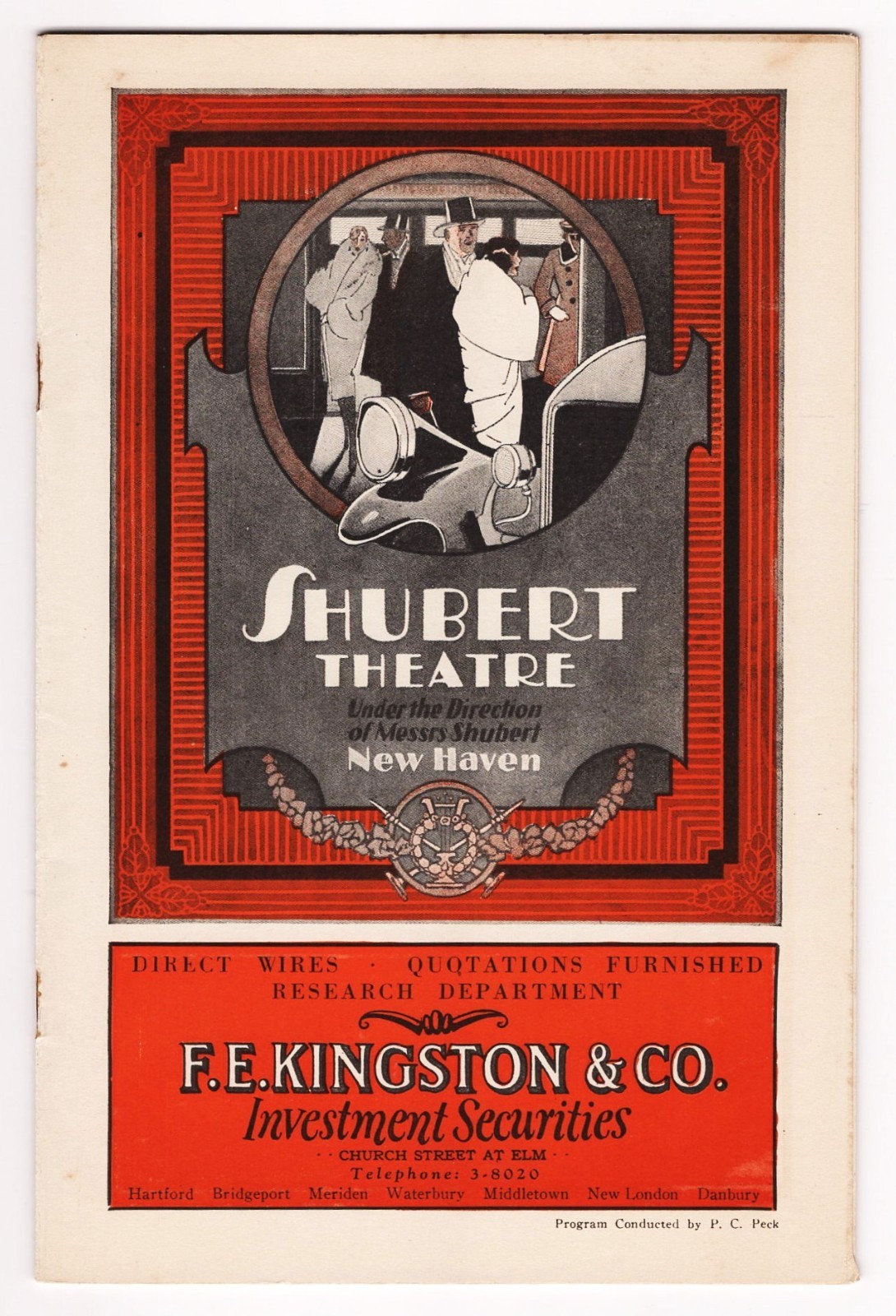 Janet Beecher in "COURAGE" and the ISADORA DUNCAN DANCERS 1929 New Haven Program