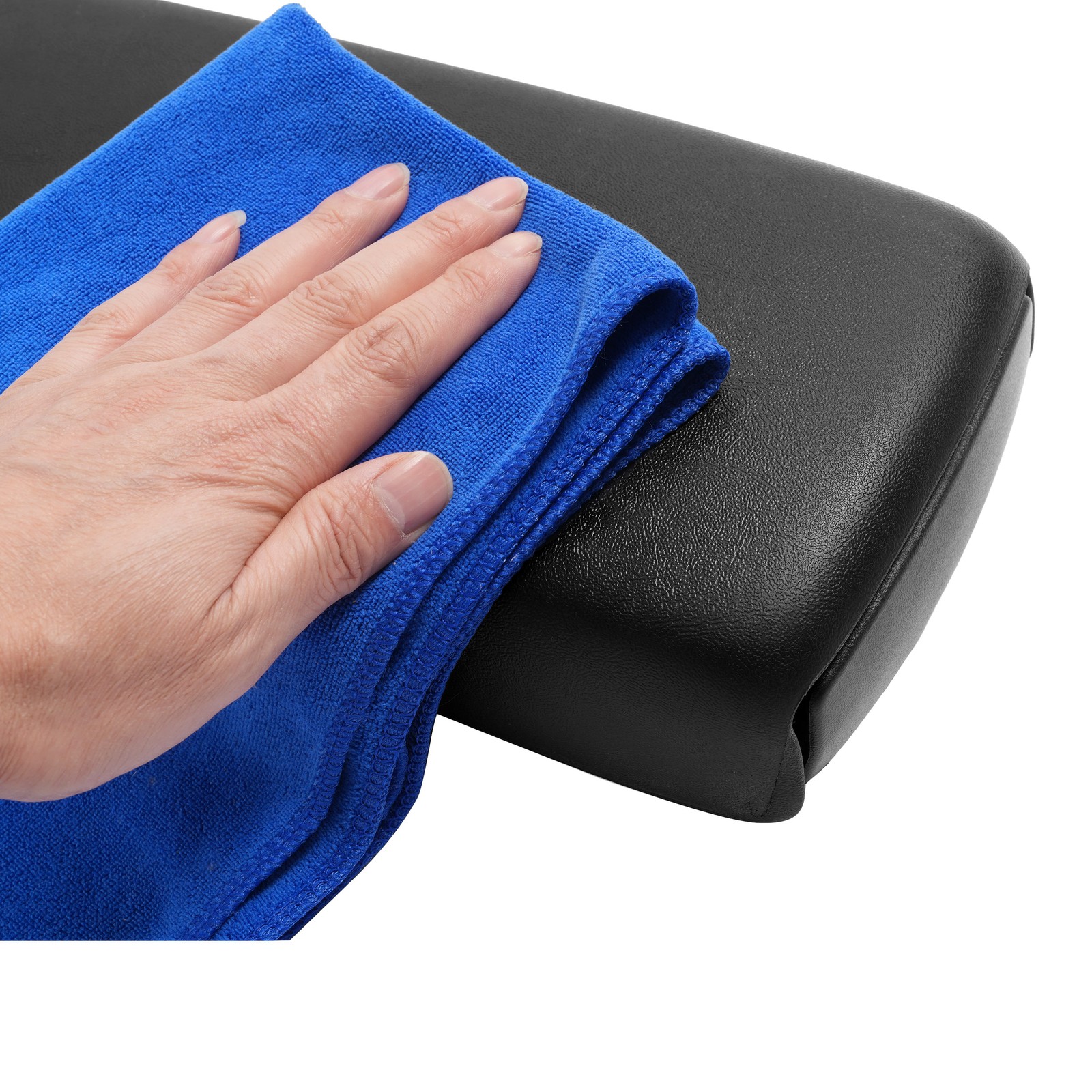 For Ford Ranger 2004-2011 Black Full Center Console Lid Armrest Cushion Top Pad