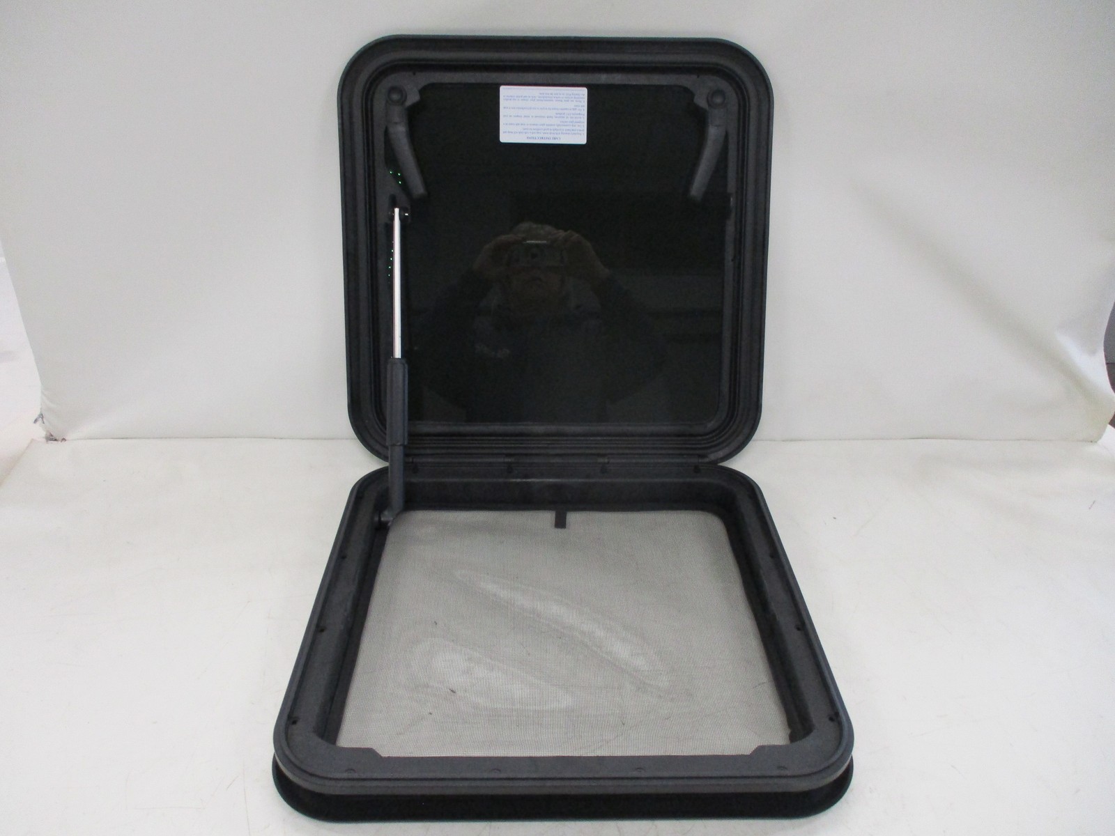 BOMAR G966 ESCAPE HATCH W/ SCREEN 19 7/8" BLACK G966-1111 MARINE BOAT