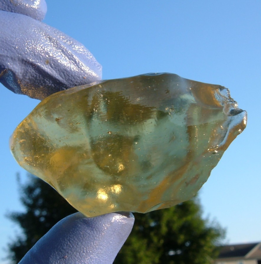 Libyan Desert Glass Meteorite Tektite impact specimen( 350 crt)Super Gem AAAAA+