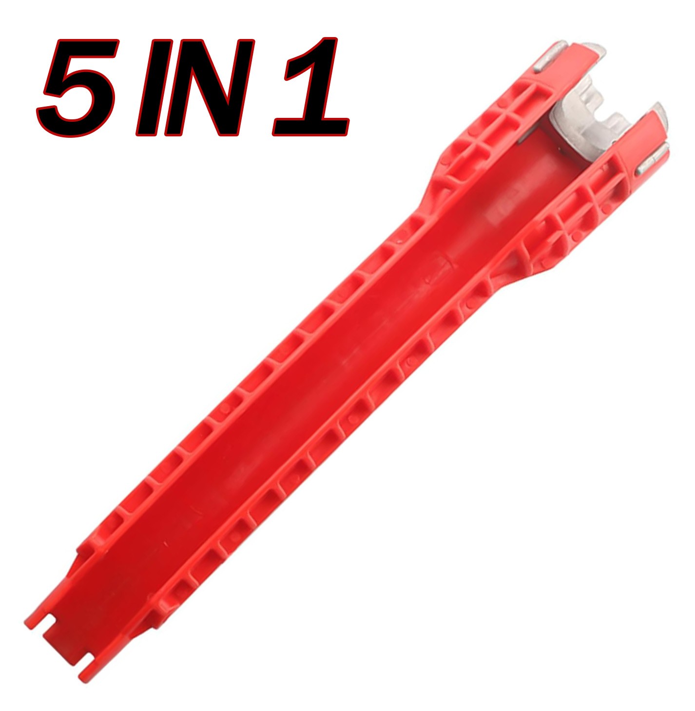1-10 5 in1 Faucet Sink Installer Home Multi Tool Pipe Wrench Plumbers Homeowners