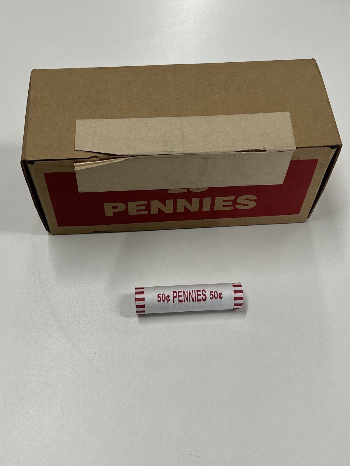 Unsearched Lincoln Penny Bank Roll Coin Hunt Find Wheat Cents & Errors!