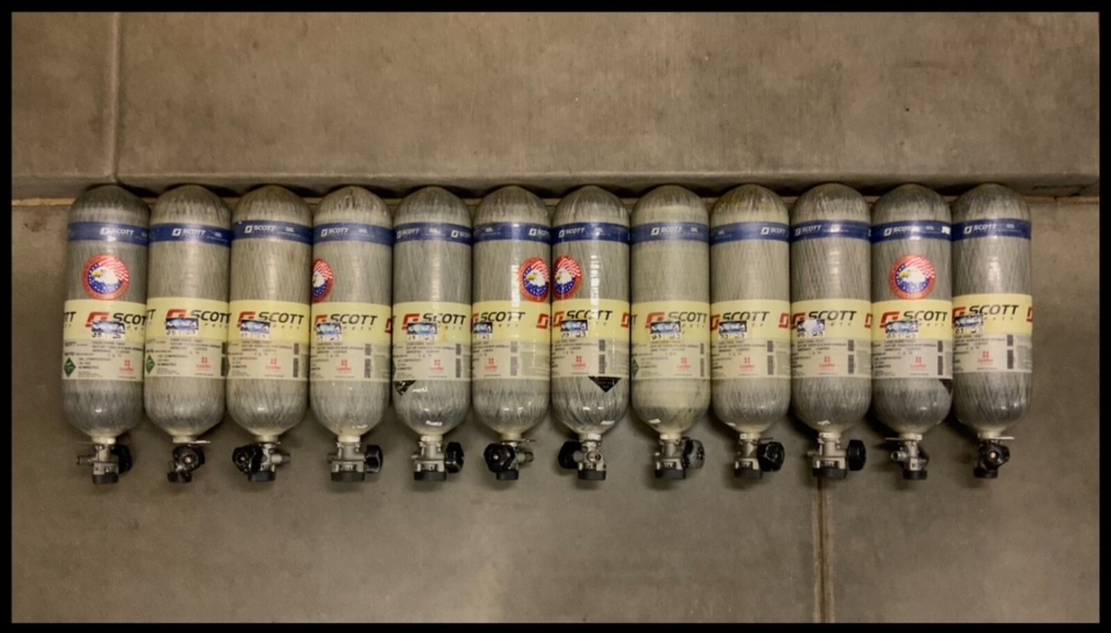 “30 Year SEL” Scott 4500PSI 45MIN Firefighter SCBA Bottle Tank Cylinder Mfr 2014