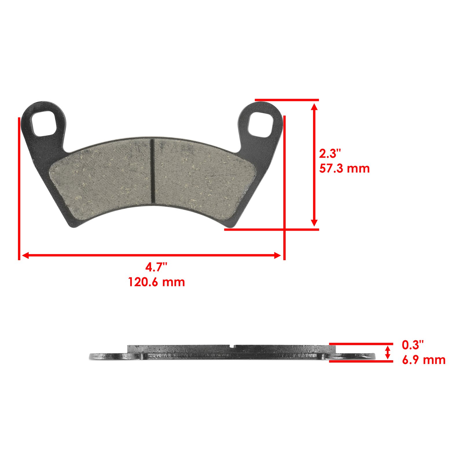Brake Discs w/Pads & Bolt For Polaris Ranger 1000 XP 1000 Crew XP 1000 18-2024