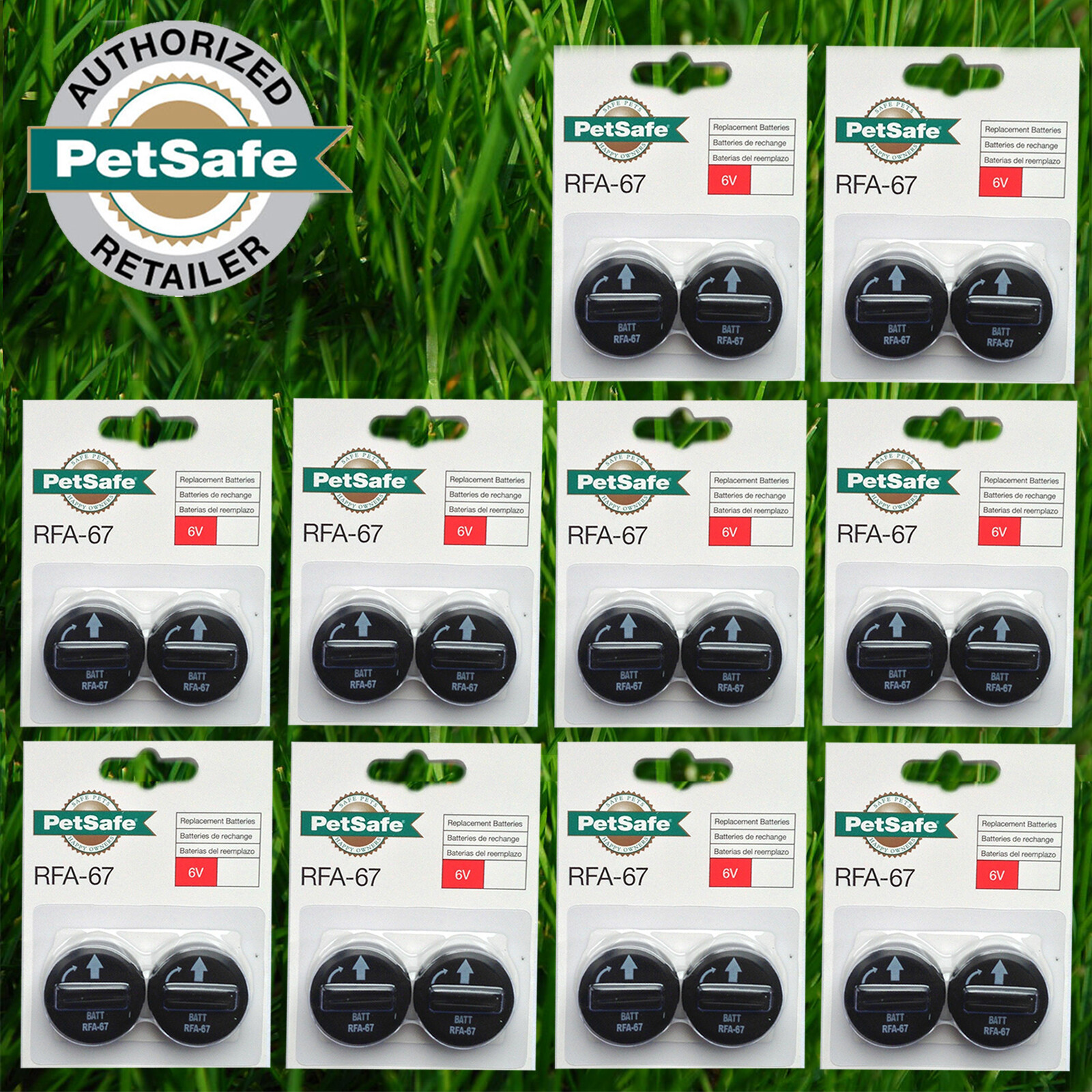 PetSafe RFA-67D-11 Batteries 6V for Dog Fence Collar Receiver PIF-275-19 PUL-275