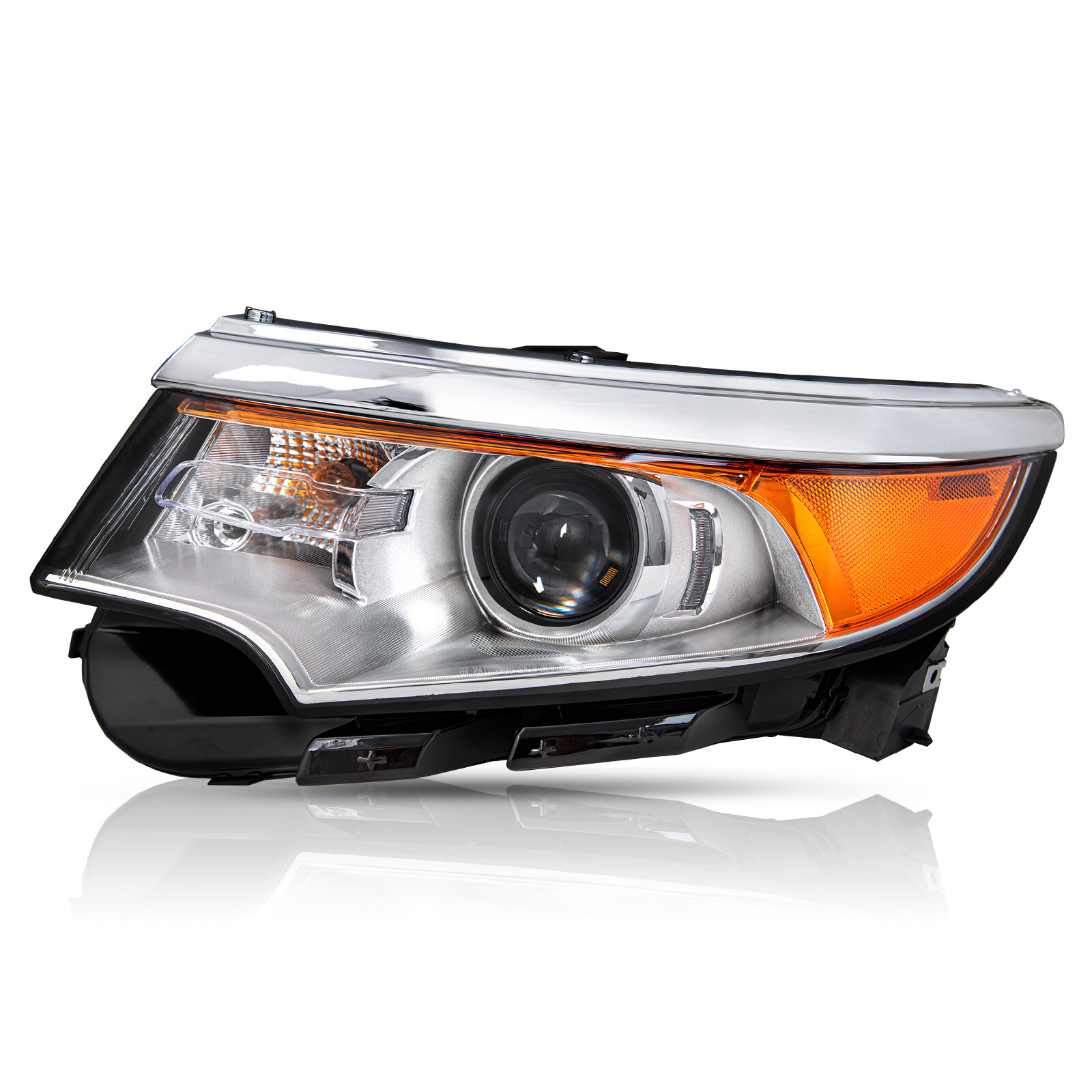 For 2011 2012 2013 2014 Ford Edge Halogen Model Headlight Driver & Passenger