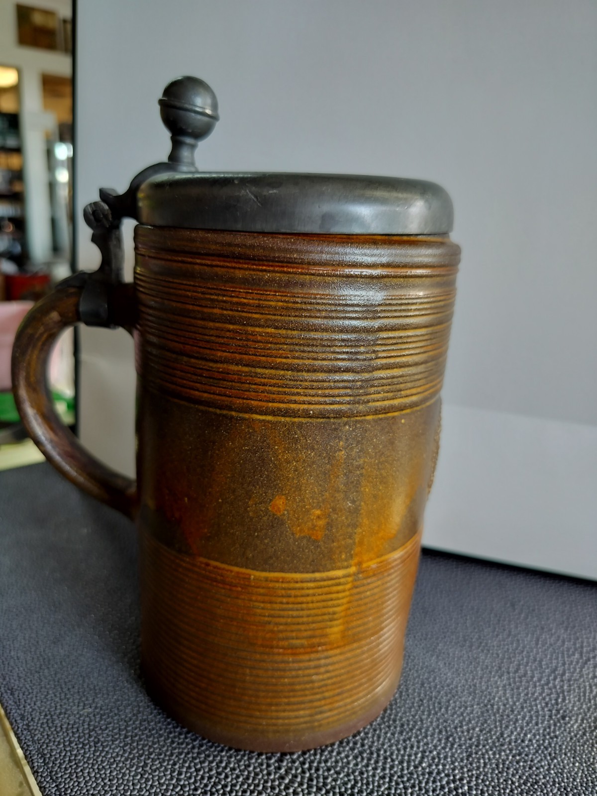 Rare VTG Gerz Koenig Pilsener Jahreskrug 1980