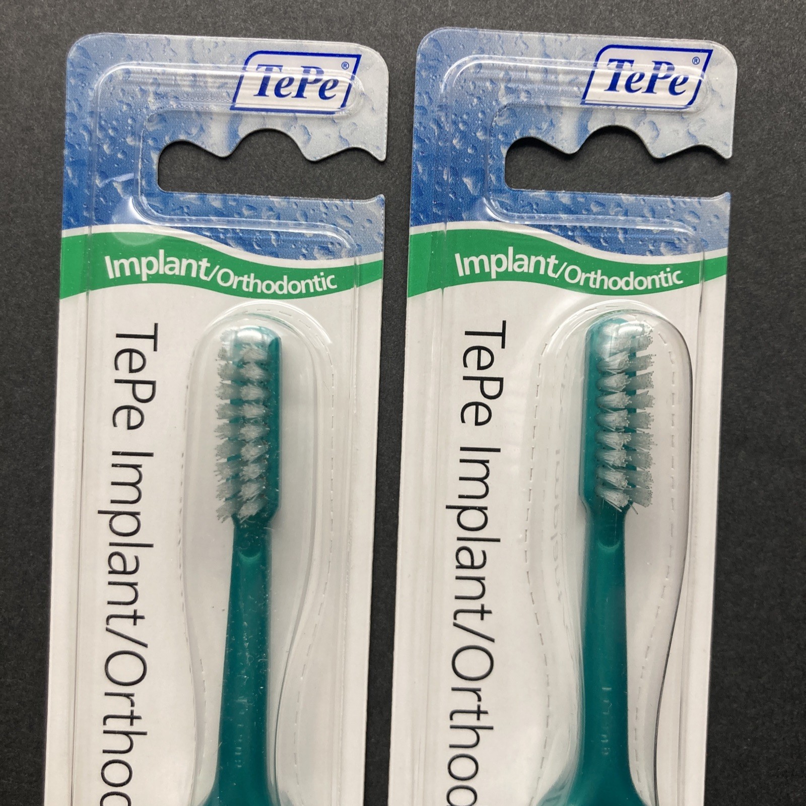 2 PACK TEPE Implant Orthodontic Soft Toothbrush Cleaning Implants & Fixed Braces