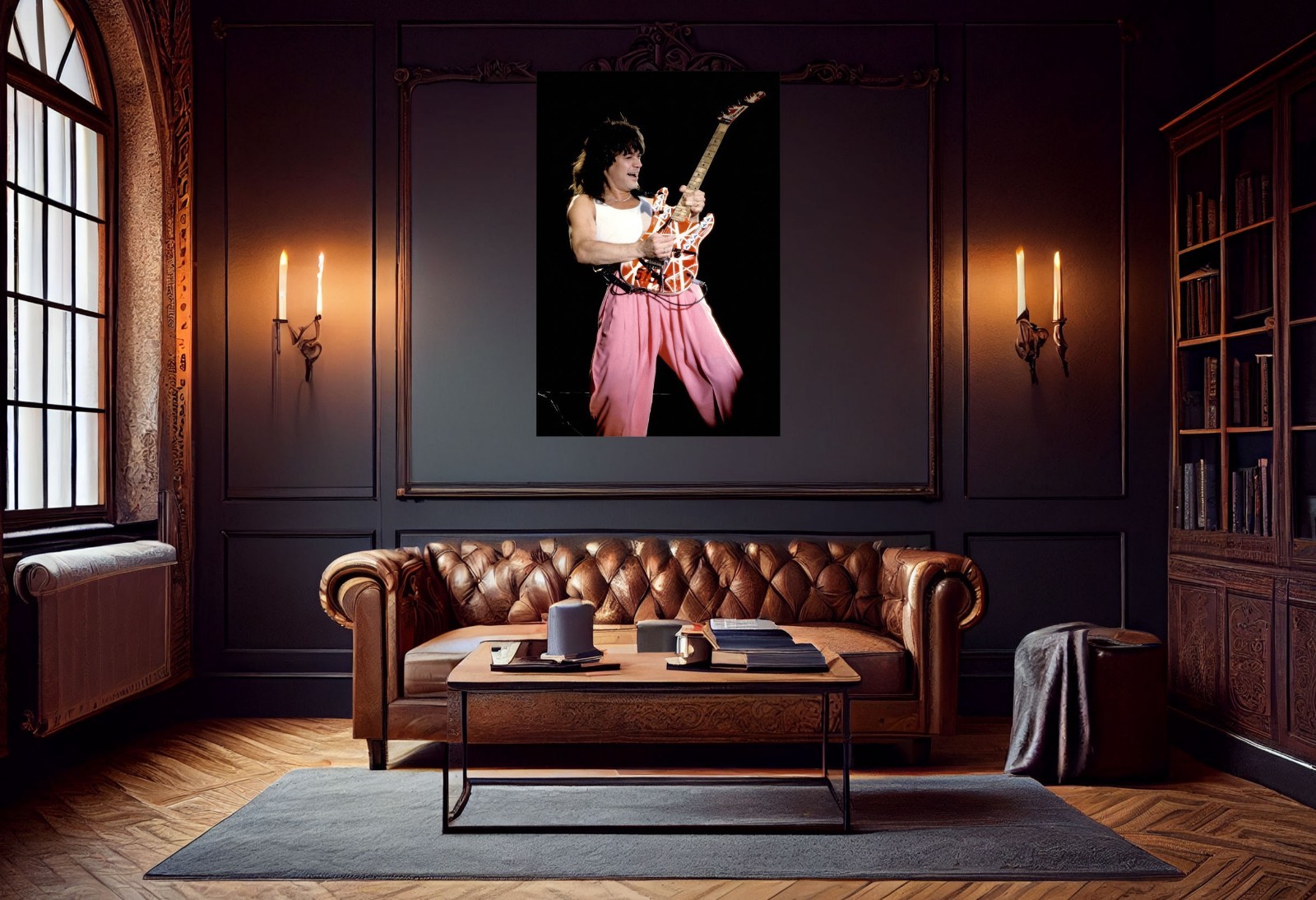 Eddie Van Halen Poster 24x36 Inch Photo Very Rare Print Wall Art Print - EVH014