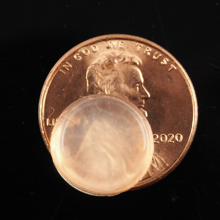 64PCS Clear Cabinet Door Circular Drawer Cylindrical Cylinder Flat Feet Bumpers