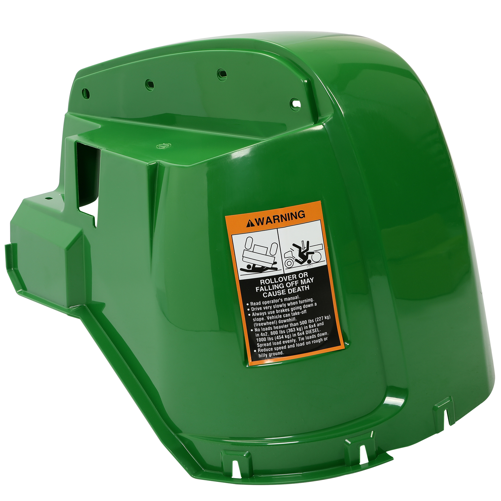 Passenger Side Green Front Right Fender for John Deere Gator 4X2 6X4 AM125669