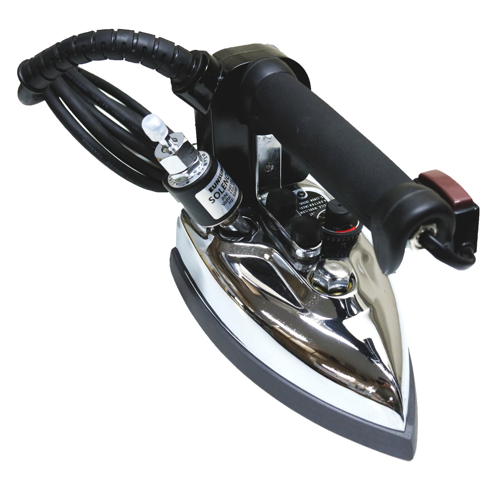 Consew CES-85AF Gravity Feed Commercial Electric Steam Iron Complete Set