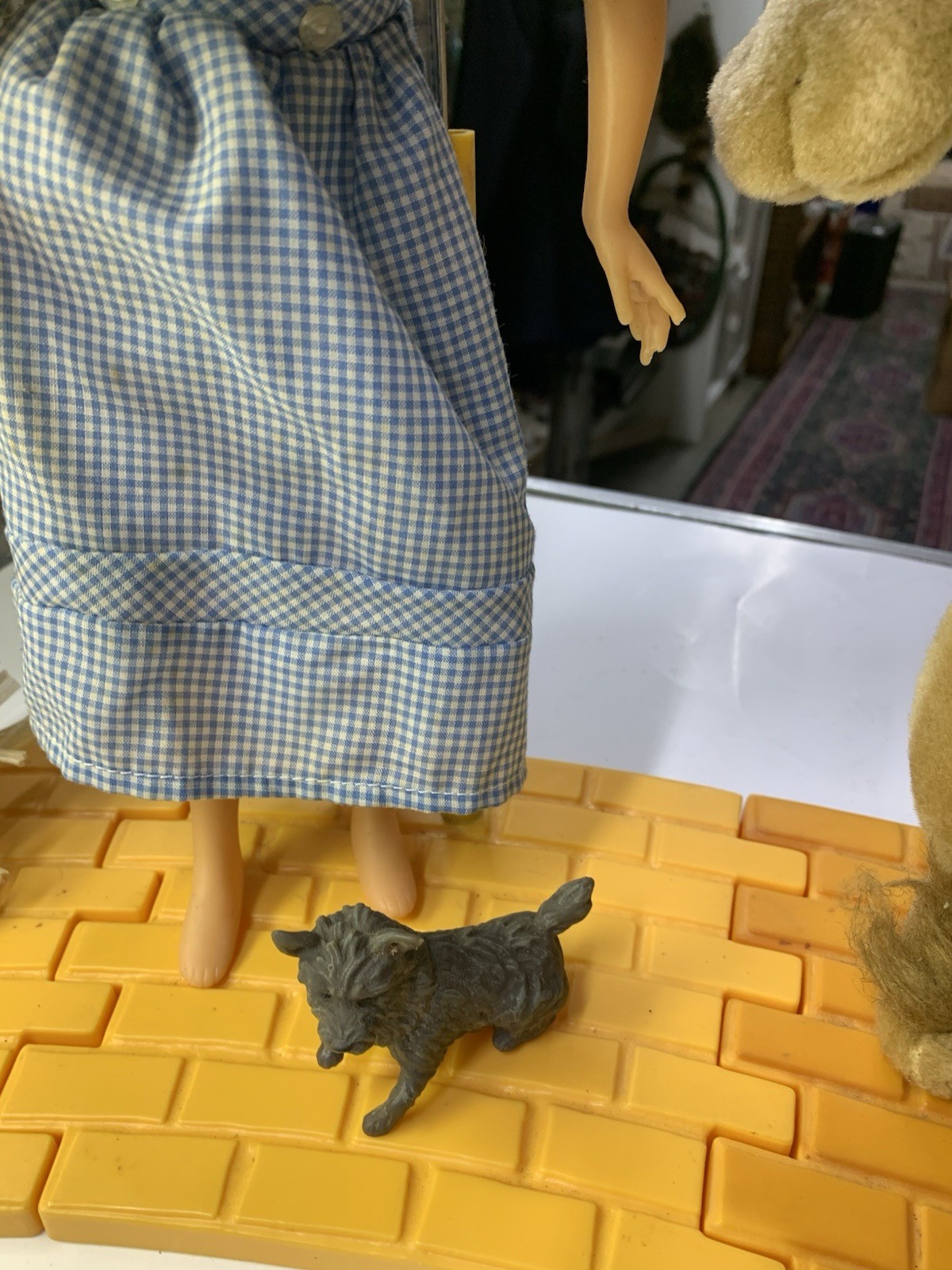 4 Wizard of Oz dolls 1987 14" Dorothy Lion Tin man Scarecrow Hamilton Gifts