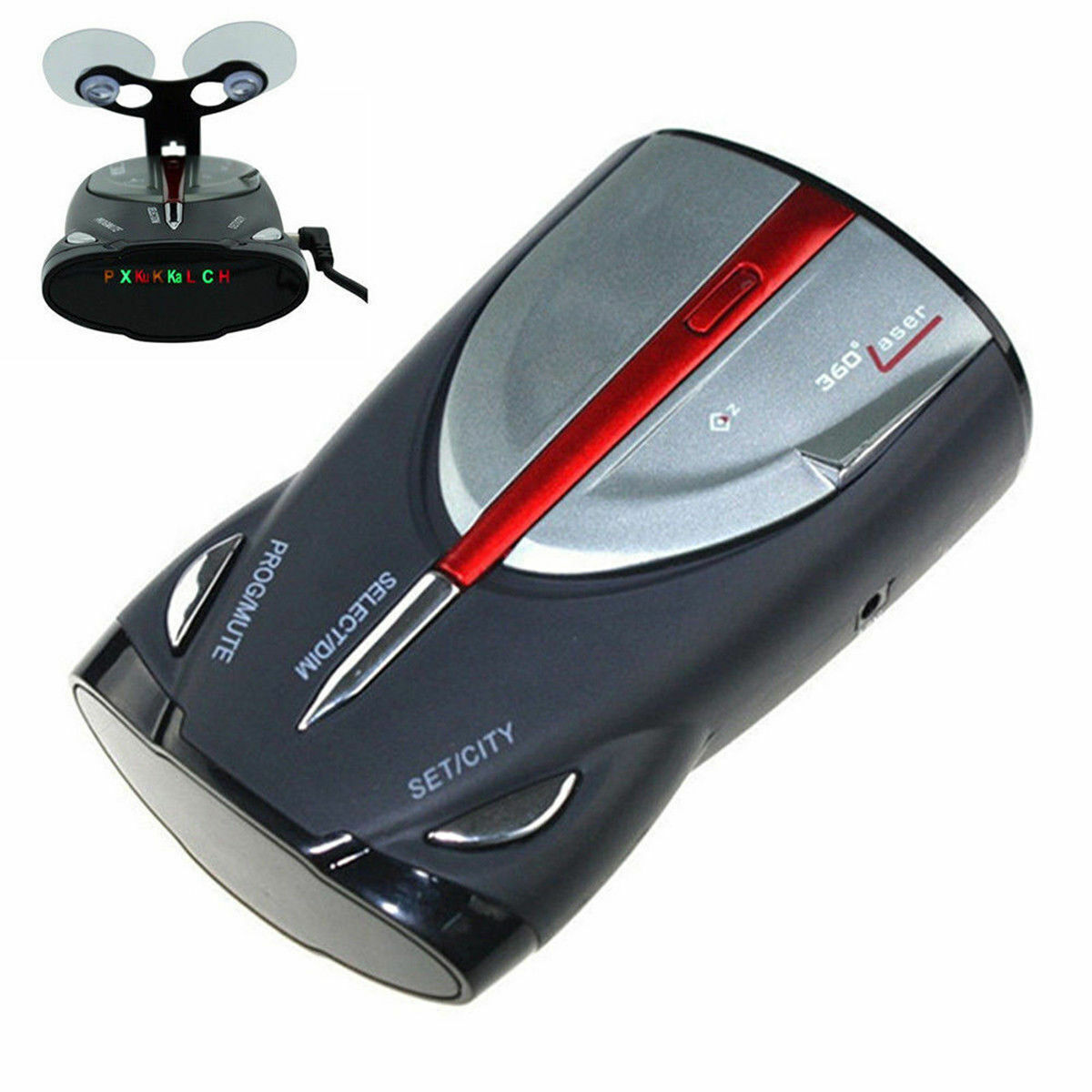 16-Band 360 Degree Cobra XRS9880 Laser Anti Radar Detector LED Display Univer