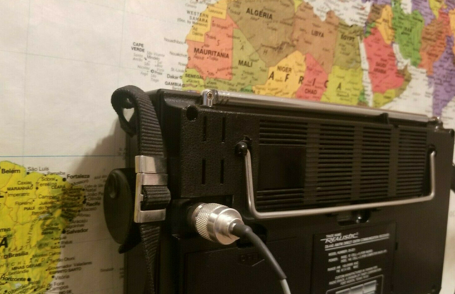 External Antenna for Shortwave & FM Fits ATS 25 & ALL Radio's w/ BNC Jack