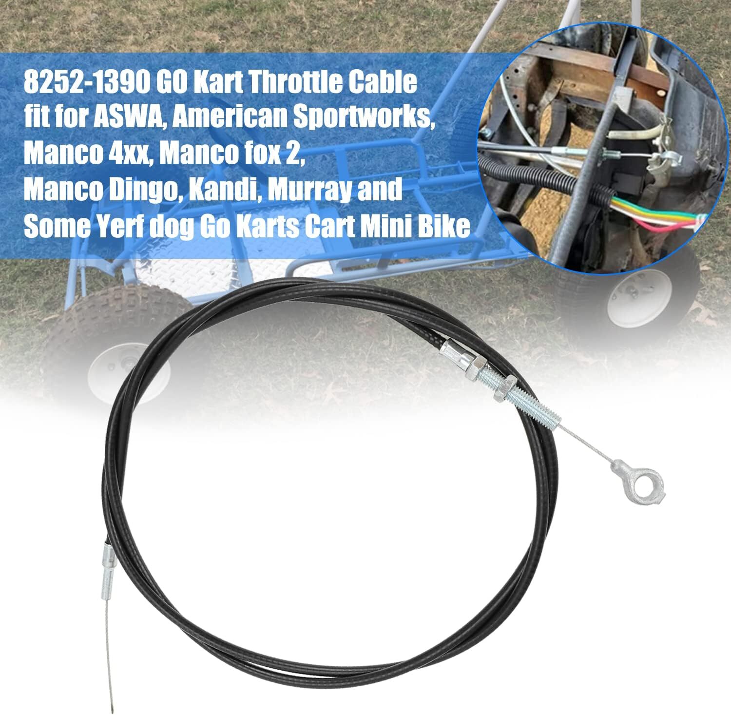 71 inch Go Kart Throttle Cable Kit for Predator 212 196cc GX160 GX200 196cc