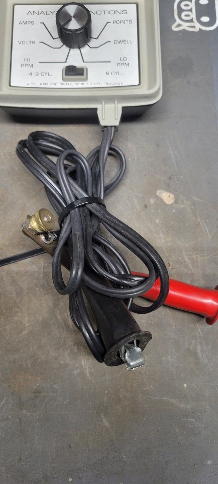 Vtg RAC MAXI-TUNE 4-8 CYL Engine IGNITION ANALYZER Dwell VOLT POINTS RPM