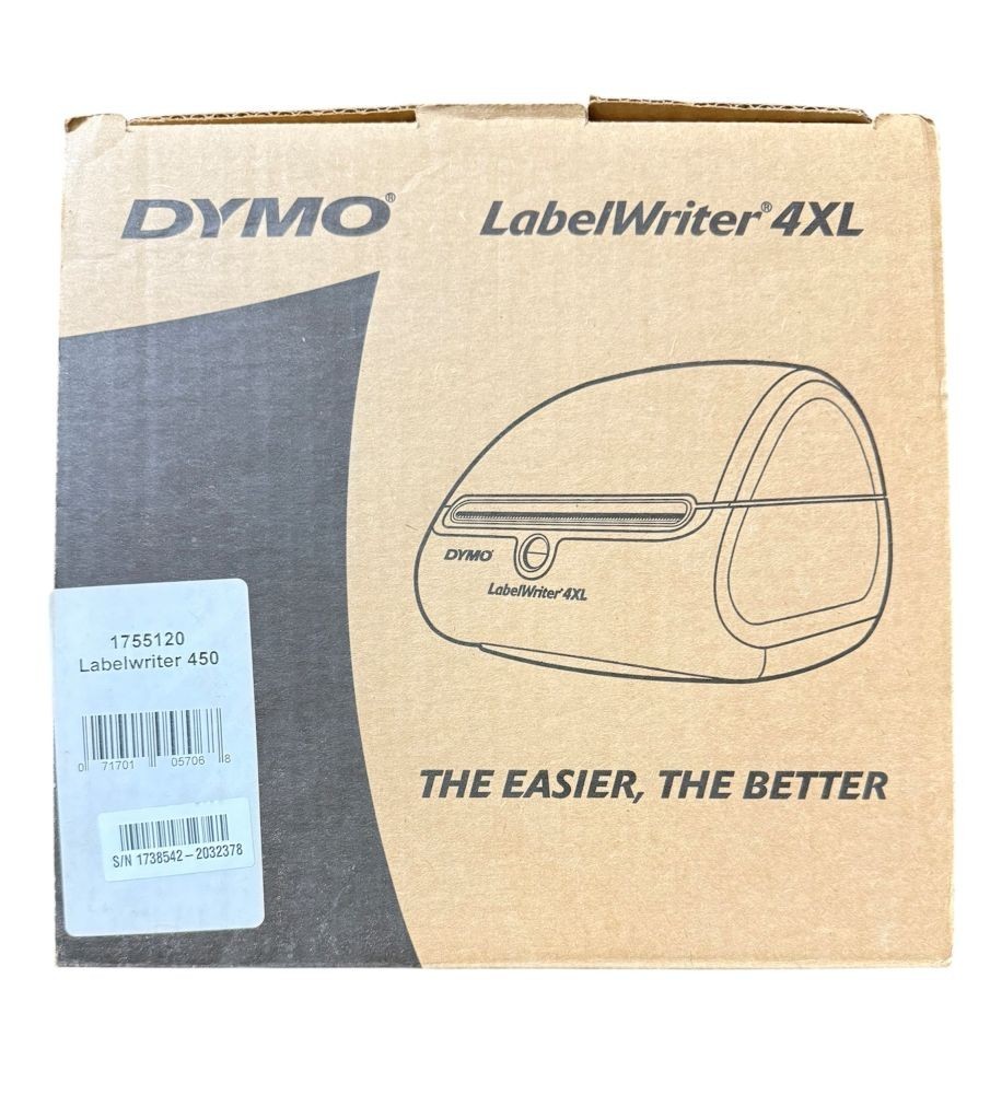 Dymo LabelWriter 4XL Thermal Label Printer, 4x6 shipping labels - Black